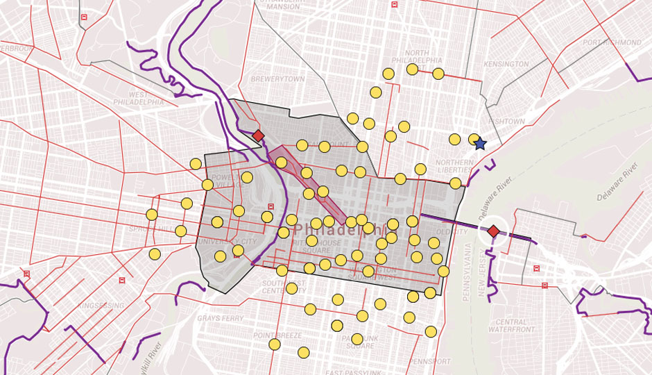 Papal Visit Bike Map