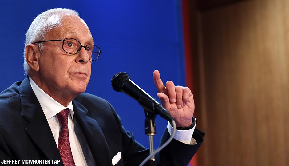 SMU men’s basketball head coach Larry Brown answers a reporter's question during a news conference in Moody Coliseum on the SMU campus, Tuesday, Sept. 29, 2015, in Dallas. Brown addressed NCAA sanctions levied Tuesday against the SMU men's basketball program.