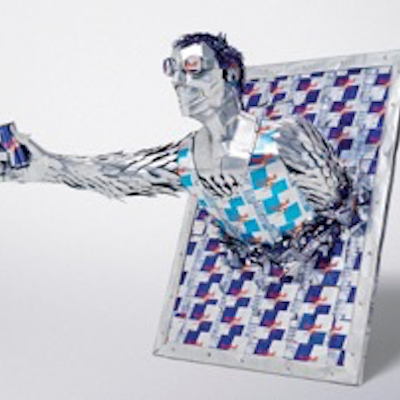 An example of the artwork at the "Art of Can" show.