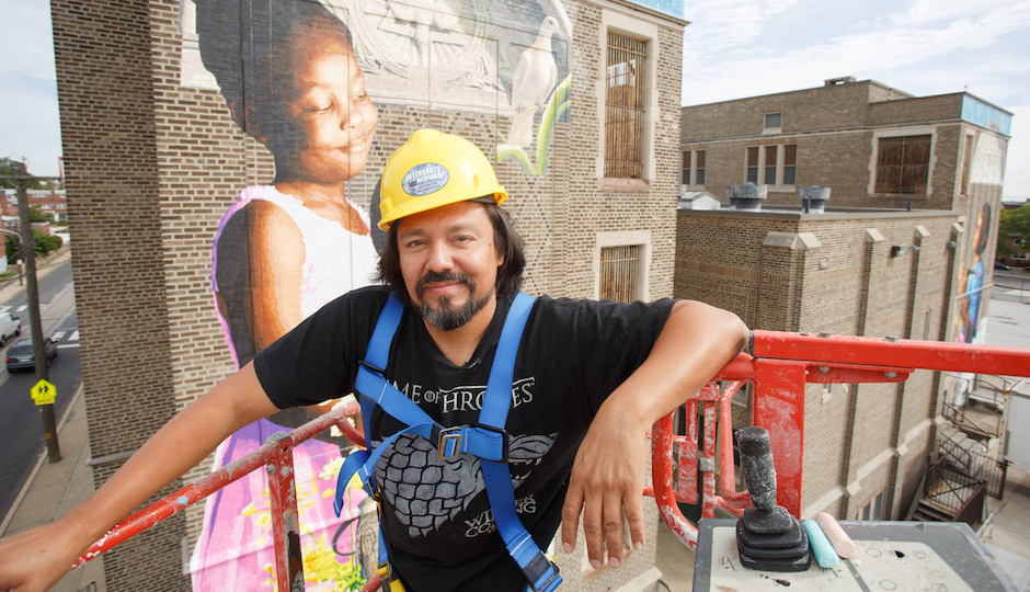 Photo by Steve Weinik for Philadelphia Mural Arts Program.