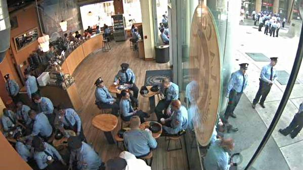 Todd Carmichael tweeted this shot from La Colombe at Dilworth Park