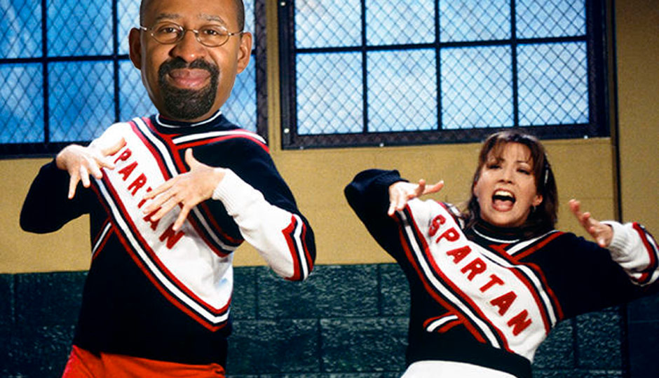 Mayor Nutter - as an SNL Cheerleader