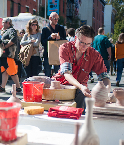 Live demo by The Clay Studio. | Photo by CJ Dawson Photography