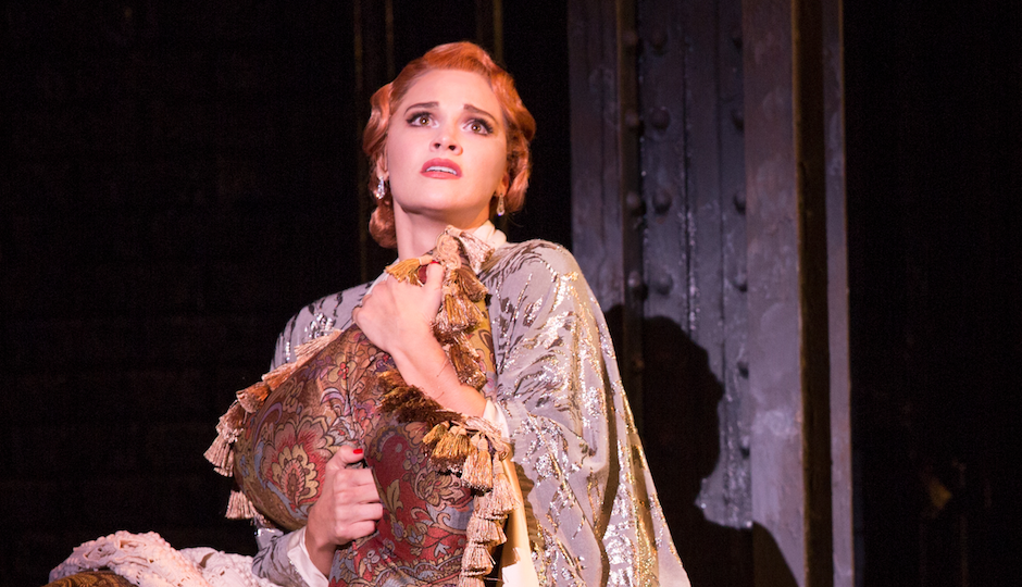 Emma Stratton in "Bullets Over Broadway."