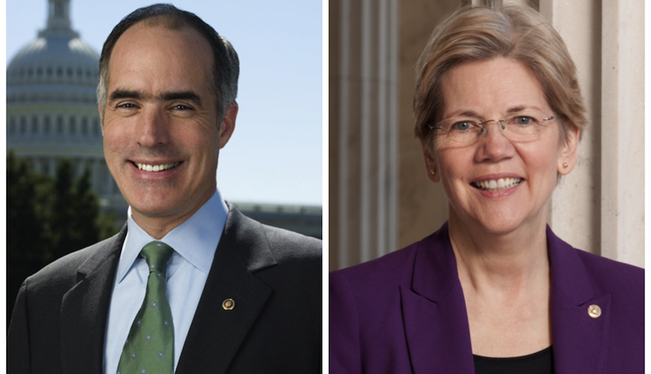 Bob Casey and Elizabeth Warren