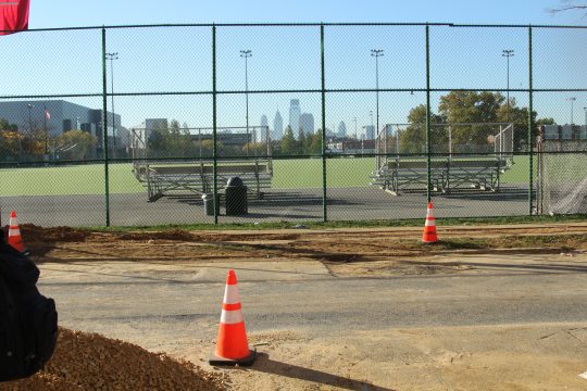 Geasey Field, as seen from Freddie Bolden's front stoop.