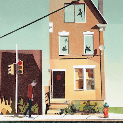 A detail from Curci's "Wednesday."