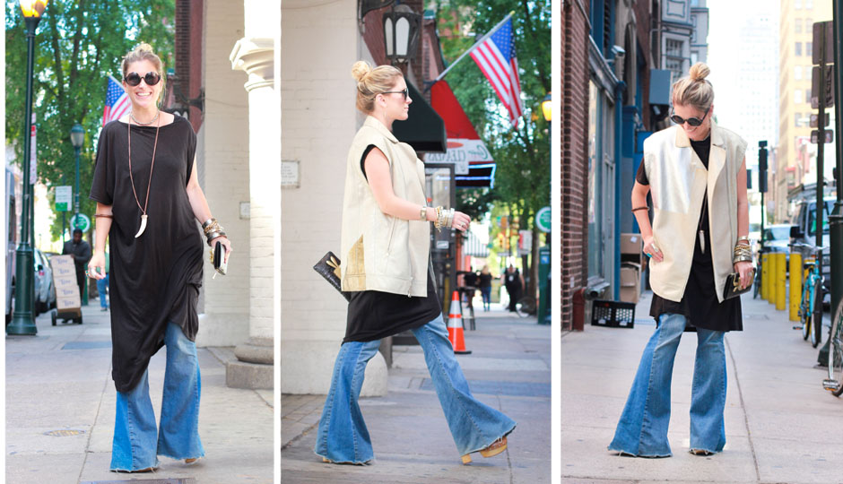 How to Wear Bellbottom Jeans