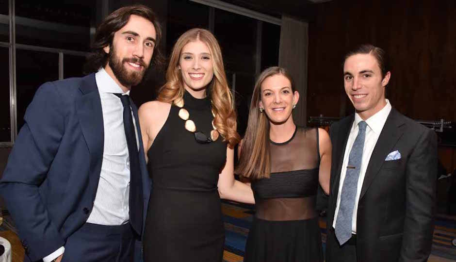 Peter Dilsheimer and Madison Alig with Jaclyn Osterstock and Derek Jameson