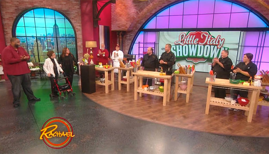 Giovanni and Maria Varallo of Ristorante Pesto on the Rachael Ray Show