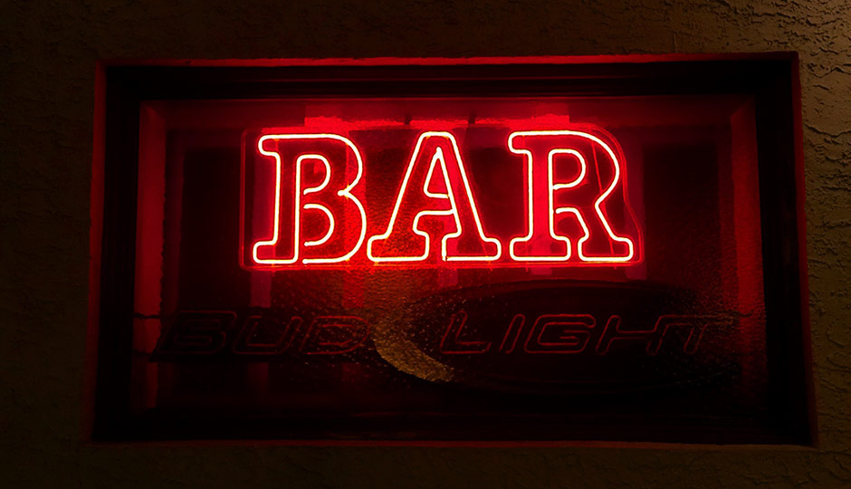 Tony's Baltimore Grill bar sign