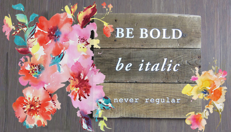 Watercolors by Song and Dance; wood sign by Oh Hello Deer.