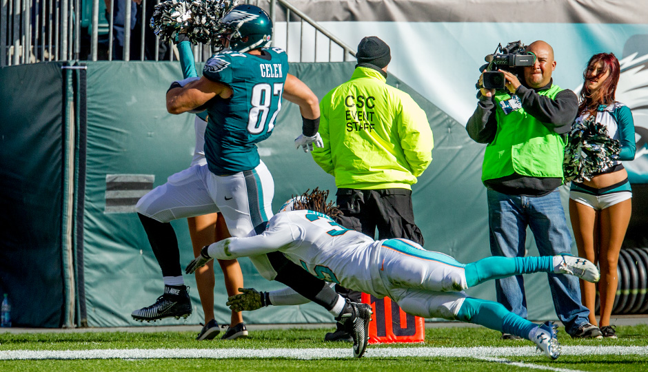 Brent Celek. (Jeff Fusco)