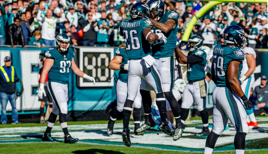 Walter Thurmond and Nolan Carroll. (Jeff Fusco)
