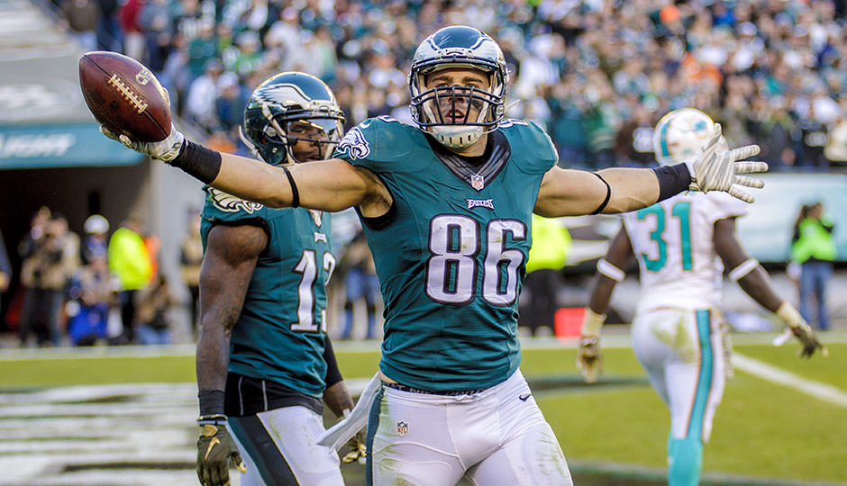 Zach Ertz. (Jeff Fusco)