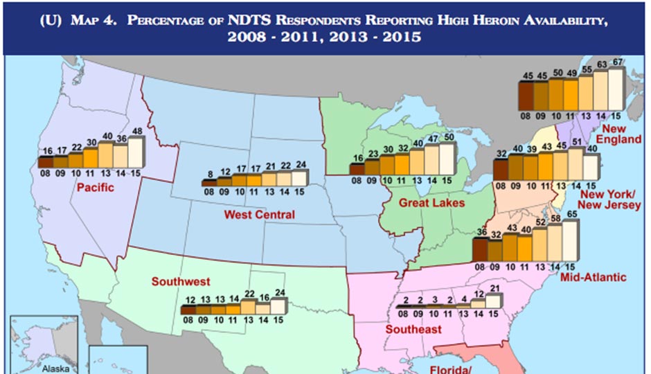 Source: DEA's 2015 National Drug Threat Assessment Summary