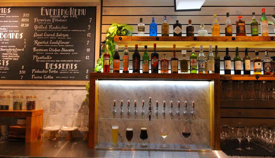 New bar at Plenty Cafe on East Passyunk