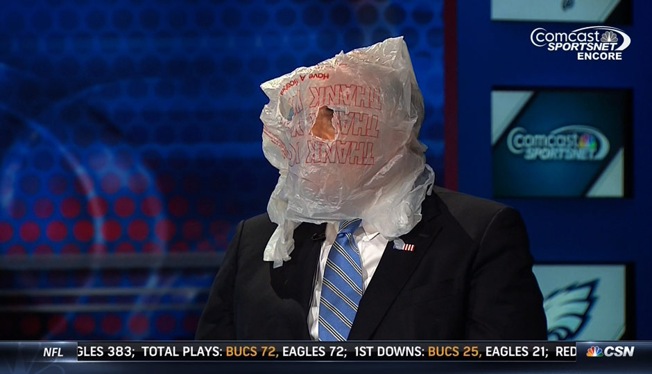 Ed Rendell - plastic bag