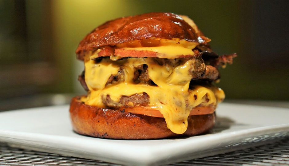 Anniversary Burger at Taproom on 19th