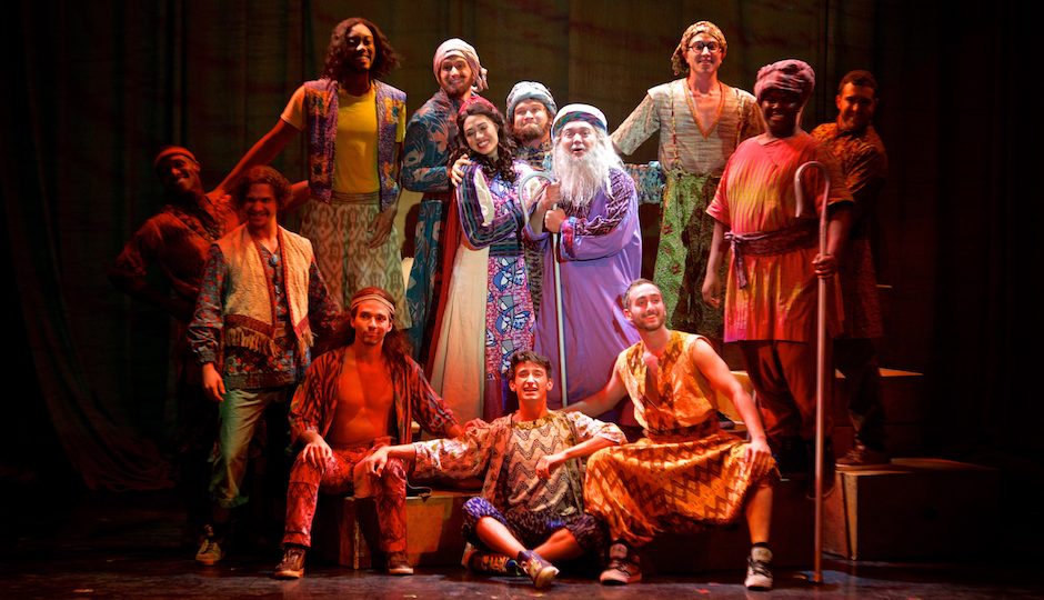 The cast of "Joseph…" brings their magical coat of many colors to the Merriam Theatre this week.