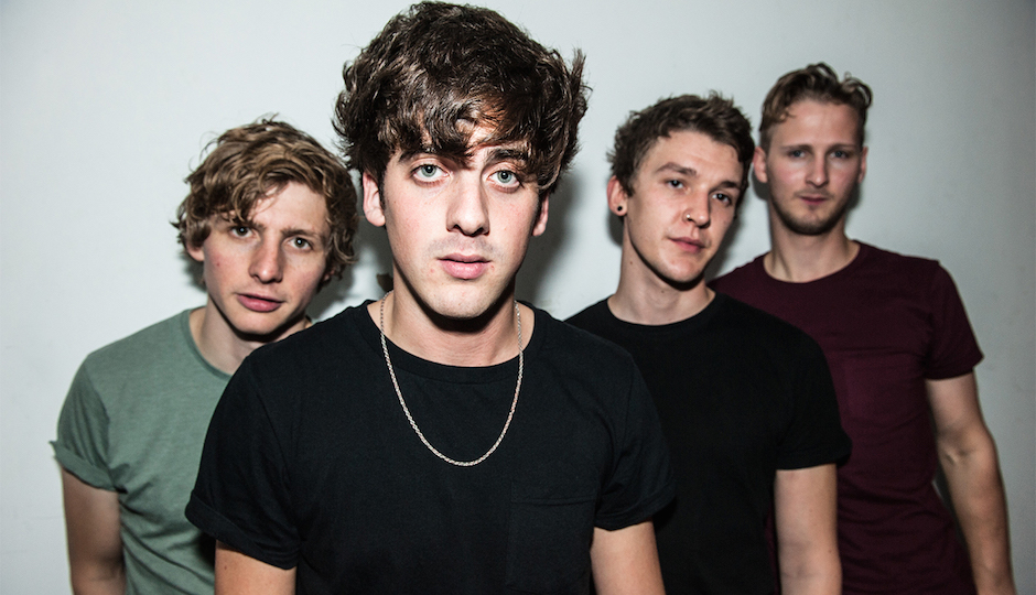 Circa Waves; Escalator Studios; Liverpool; Radar lead; Skatepark; posed