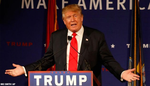 Republican presidential candidate, businessman Donald Trump, speaks during a rally coinciding with Pearl Harbor Day at Patriots Point aboard the aircraft carrier USS Yorktown in Mt. Pleasant, S.C., Monday, Dec. 7, 2015.