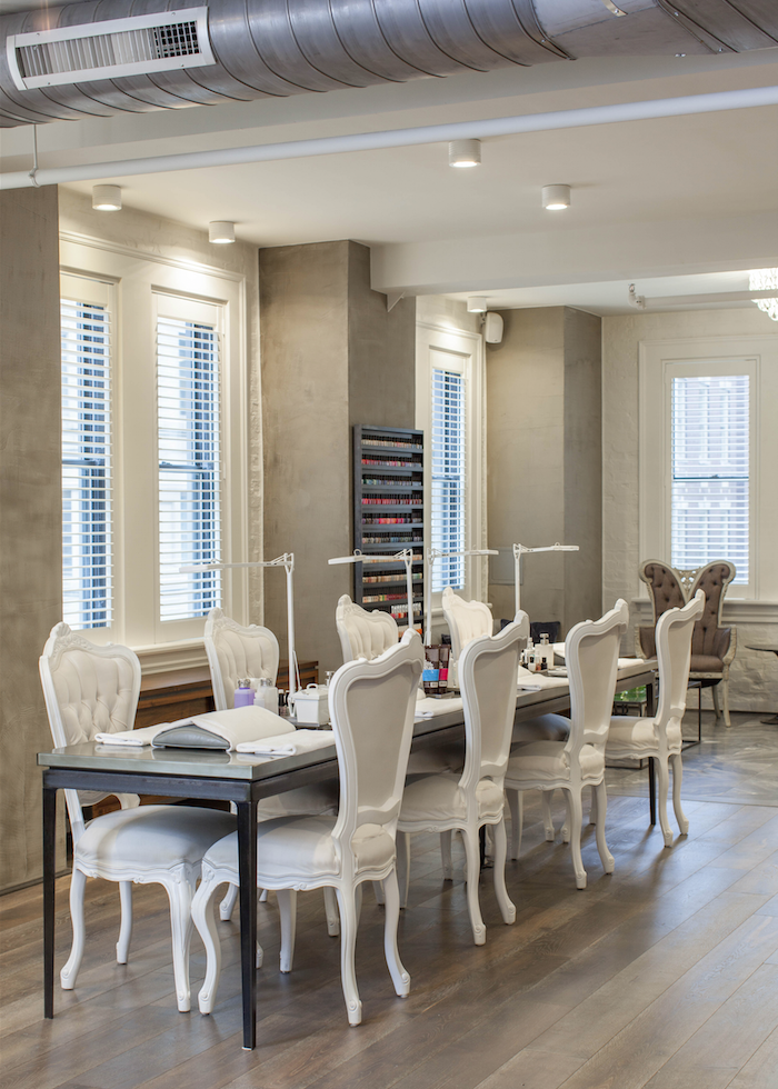 The manicure station at Rescue Spa. Photo by Courtney Apple