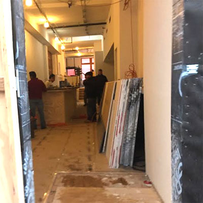 A look at the construction at SUGA on December 1st.