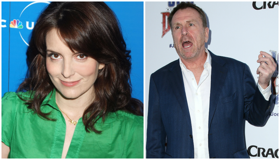 Tina Fey (TK) and Colin Quinn (TK)