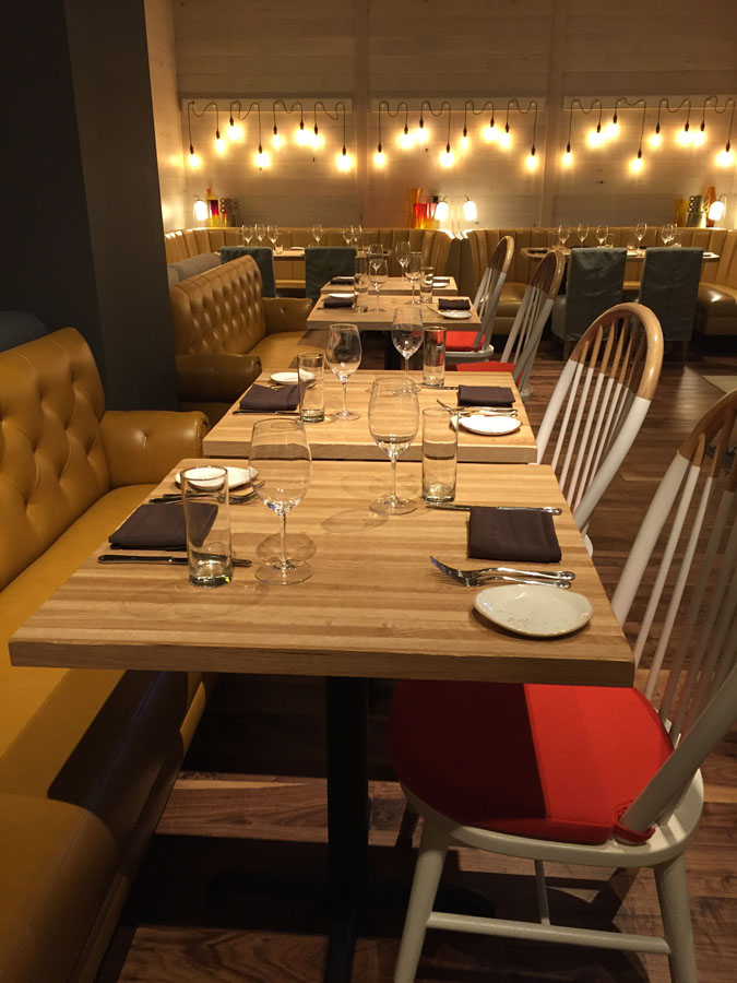 Tables are set.