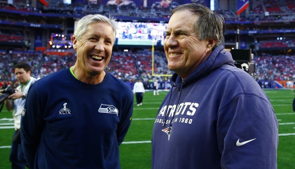 Pete Carroll and Bill Belichick.