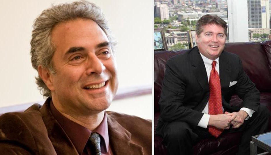 Ralph Cipriano, left. Slade McLaughlin, right.