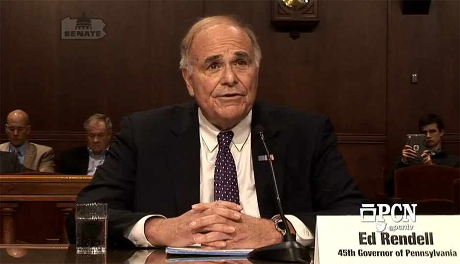 Ed Rendell - Senate testimony - PCN