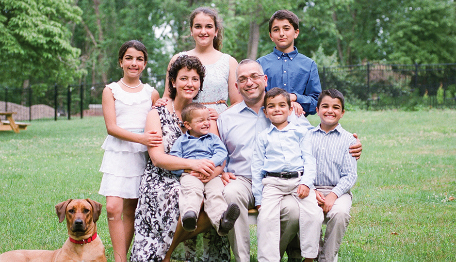 Amy, Hooman and their kids. Photograph by Jennifer Capozzola.