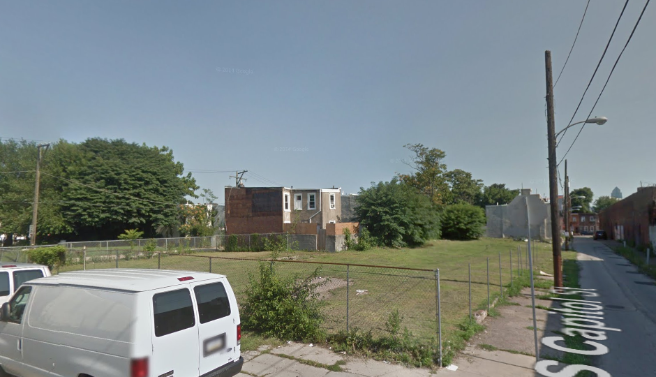 The South Capitol St. property on which one of the developments will be built.