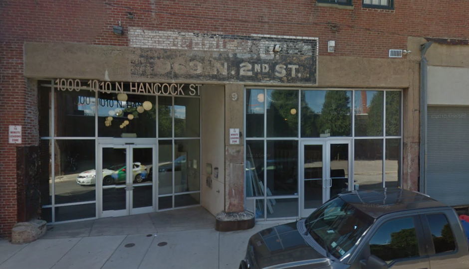 WeWork's new co-working space in Northern Liberties. (Photo from Google Earth.)
