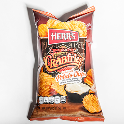 herrs crabfries potato chips 400