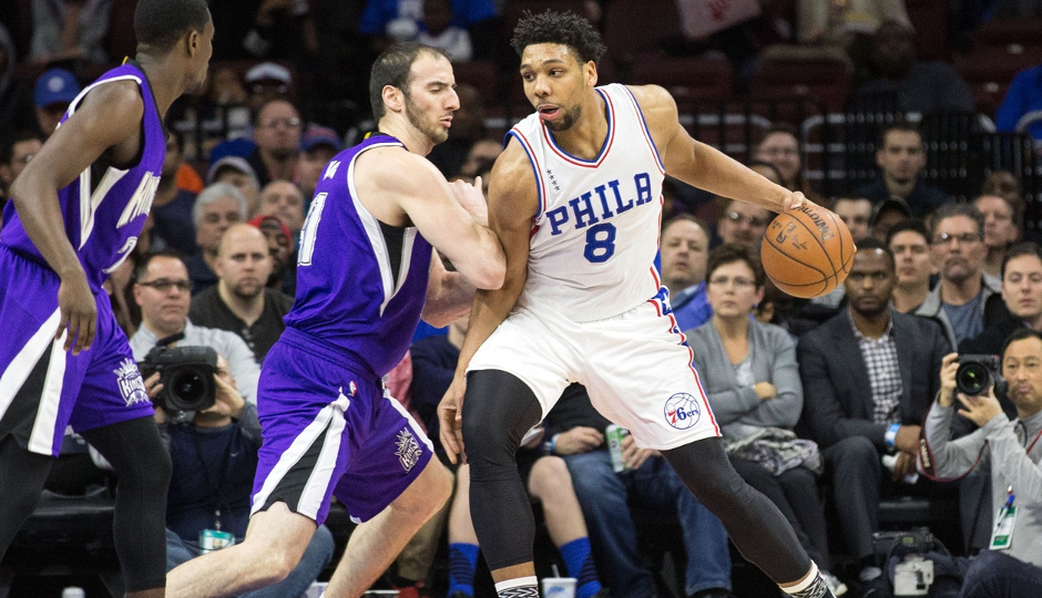 Sixers center Jahlil Okafor finished the game with , leading the Sixers over the Sacramento Kings | Bill Streicher-USA TODAY Sports