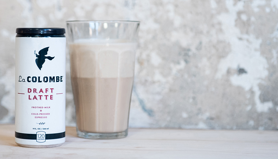 La Colombe Draft Latte in a can will be available March 1 | Photo by Alexander Mansour