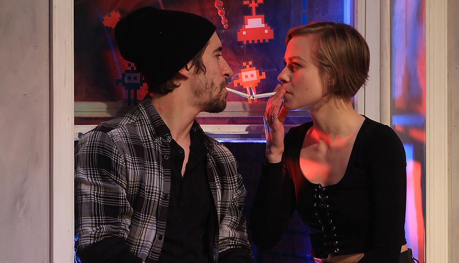 Matteo Scammel and Merci Lyons-Cox in Smoke at Theatre Exile. (Photo by Paola Nogueras) 