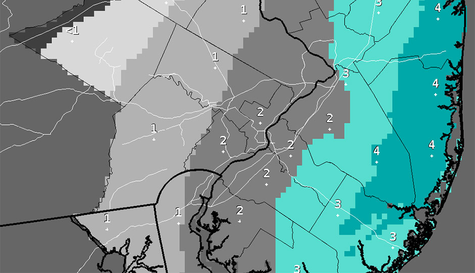 Snow - forecast - feb 4th to 5th