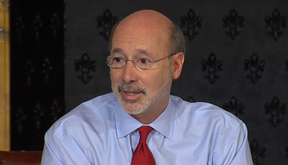 Tom Wolf - cancer diagnosis press conference