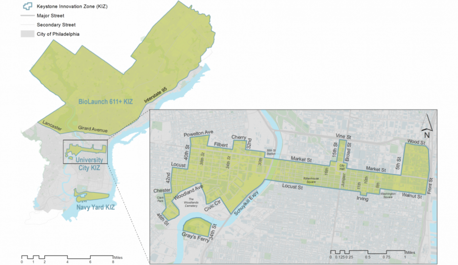 The University City KIZ will now include parts of Old City. | UC KIZ
