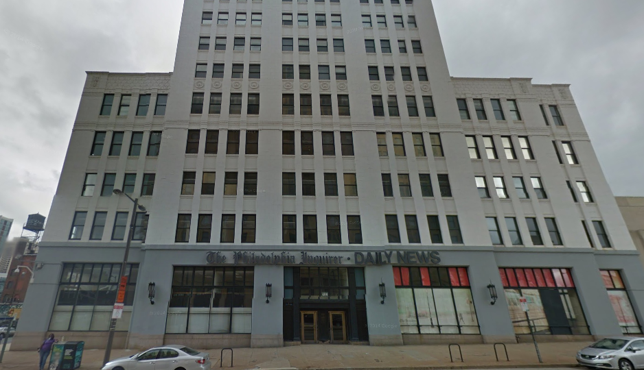 The former Inquirer building at 400 N. Broad St.