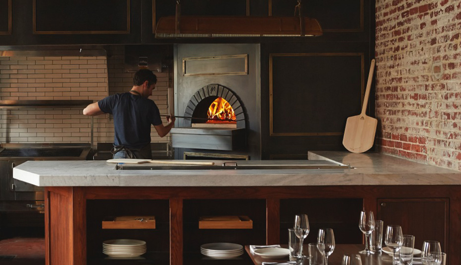 Woodfired oven at Wm. Mulherin's Sons | Photo by Michael Persico