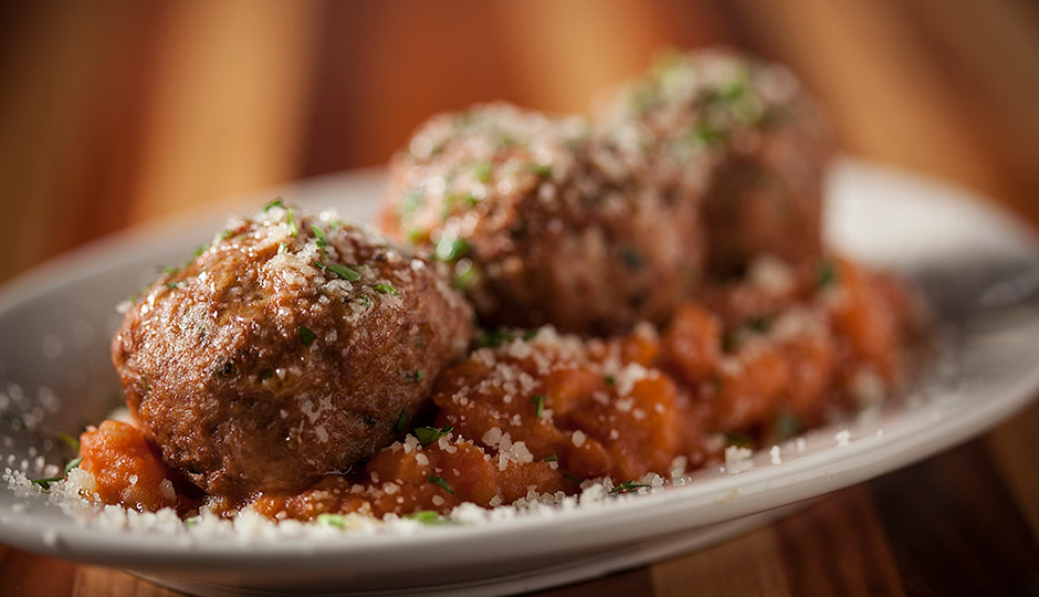 Sal's meatballs at Amis | Photo via Amis