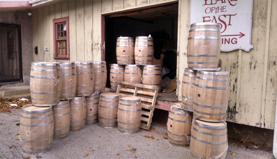 Soon these barrels will be aging sour beers.