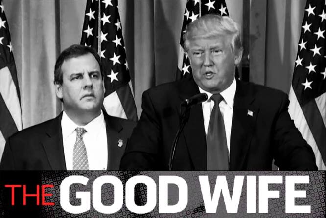 christie trump the good wife