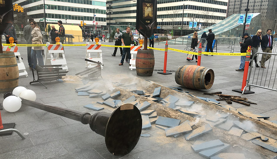 A Game of Thrones promo in Dilworth Park. (Photo: Dan McQuade)