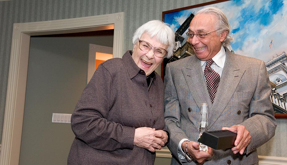 Harper Lee and Paul Rosen. Photo | Paul Crane